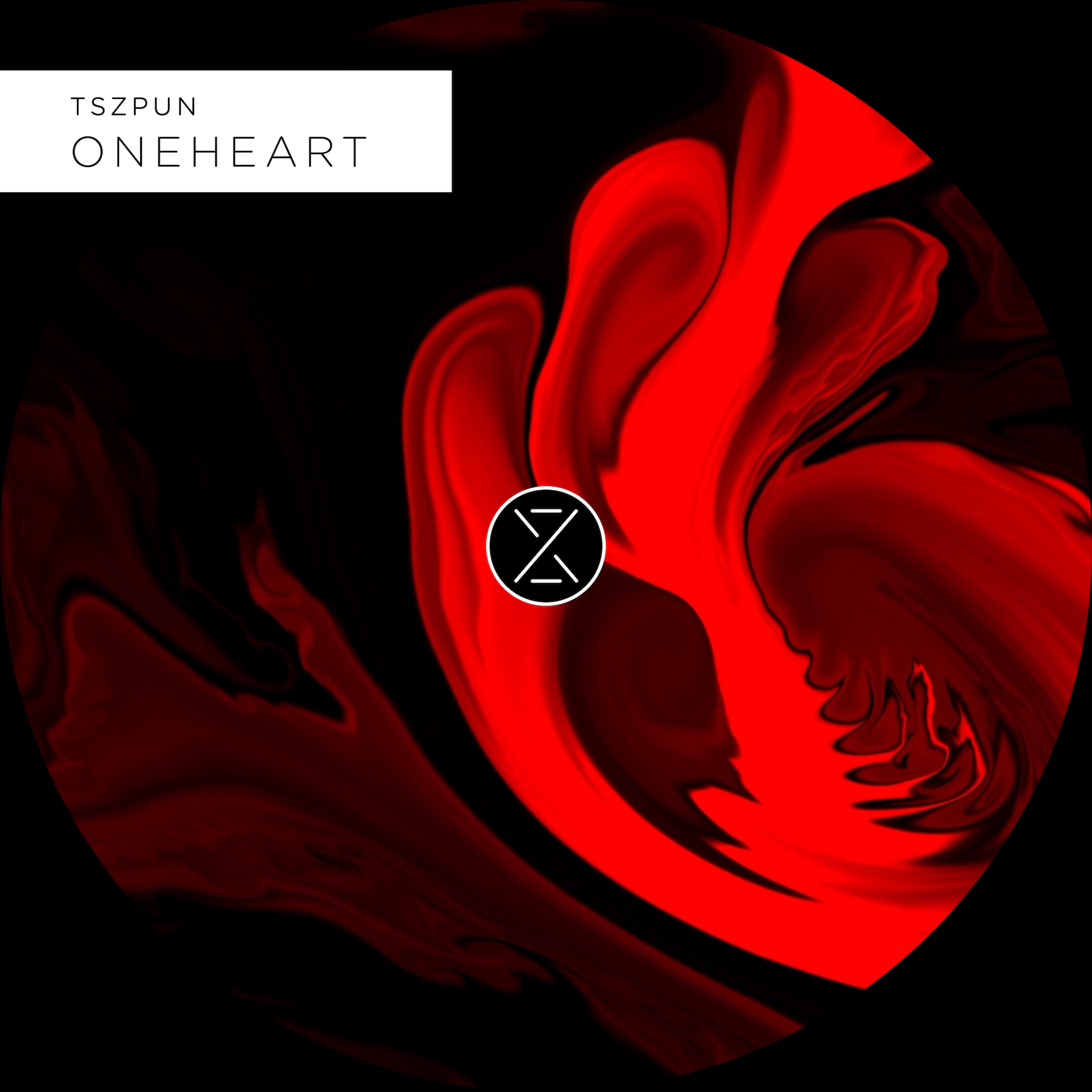 Tszpun's Oneheart track sleeve artwork